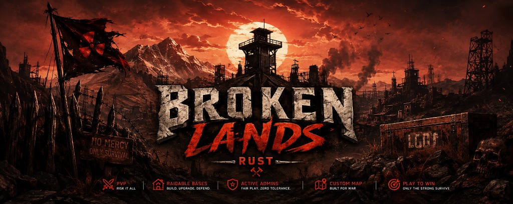Баннер сервера [US] BROKEN LANDS | 5X | RPG | BOSSES | EVENTS | RAIDS